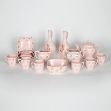 USSR Russian Rose Vases w/ Tea Set, Verbilki. Referenced at Sotheby's *** picture