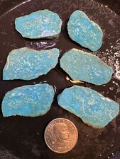 Turquoise Mountain Turquoise.  68g of slabs Get What You See FANCY BLUE SNOW picture