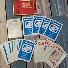 TDC Vintage PANASONIC Car Stereo and Speakers Pinochle Casino Game Playing CARDS picture