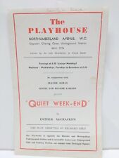 1940s Quiet Weekend Playhouse Northuberland Ave Tom Squire Gladys Boot picture