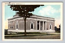 Westfield NY-New York, Patterson Library, Vintage c1937 Postcard picture