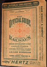 ***VINTAGE DEC. 1961 OFFICIAL GUIDE OF THE RAILWAYS & STEAM NAVIGATION LINES*** picture
