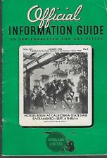 1938 Official Information Guide to San Francisco picture