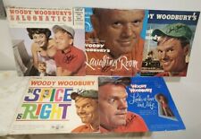 5PC LOT WOODY WOODBURY COMEDY LEGEND SIGNED AUTOGRAPHED ALBUM COVER COLLECTION picture