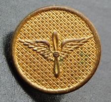 US ARMY AIR SERVICE COLLAR DISC Type II Post WW 1 INTERWAR 1920s-30s GILT USAAS picture