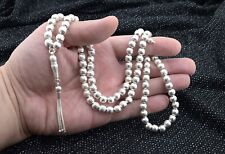 925 sterling silver 99 beads Islamic Prayer Beads Misbaha Tesbih Taspih 501023 picture