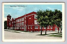 Oskaloosa IA-Iowa, High School, Antique, Vintage c1951 Souvenir Postcard picture