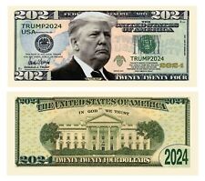 ✅ Donald Trump 2024 for President 25 Pack Collectible Novelty Dollar Bills ✅ picture