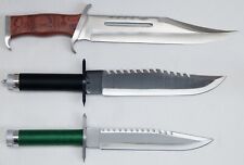 RAMBO FIRST BLOOD Knife trialogy set blade camping tactical bowie pig military picture
