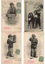 Vintage CHIMNEY SWEEPERS FANTASY 70 Postcards (L4052) picture