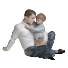 NAO BY LLADRO #1622 TO LOVE AND PROTECT BRAND NEW IN BOX FATHER & SON SAVE$$ F/S picture