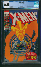 X-Men #58 CGC 6.0 Marvel Comics 1969 1st Appearance Havok Costume picture