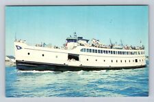 Block Island RI-Rhode Island, The MV Quonset, Antique, Vintage Souvenir Postcard picture