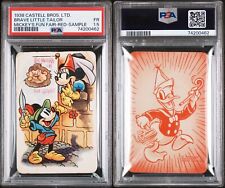 EXTREMELY RARE 1938 CASTELL BROS. LTD. MICKEY & MINNIE MICKEY'S FUN FAIR PSA 1.5 picture