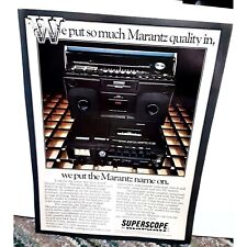 1978 Marantz Superscope Radio Cassette Player Vintage Print Ad 70s picture