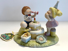 Vintage Cabbage Patch Kids Porcelain The Birthday Party 1984 Figurine with Tag picture