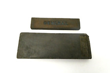 Two Vintage Used Boss Barber General Knife Razor Sharpeners Sharpening Stones picture