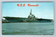 The USS Roosevelt, Ship, Transportation, Antique, Vintage Souvenir Postcard picture
