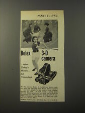 1953 Bolex H-16 DeLuxe Movie Camera Advertisement picture