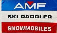 AMF SKI DADDLER-SNOWMOBILES 3x5ft FLAG BANNER MAN CAVE GARAGE picture