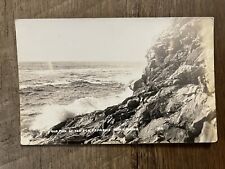 Old Man of the Sea, Permaquid Point, Bristol ME Antique Real Photo Postcard RPPC picture