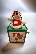 Disney Minnie Mouse Jack-in-the-Box Christmas Deck the Halls 2018 Gemmy  picture