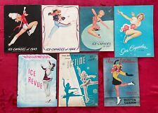 ICE CAPADES - ICE FOLLIES - ICETIME - HOLLYWOOD ICE REVUE - 7 PROGRAMS 1940s/50s picture