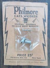 1 package with two Vintage Philmore CATS WHISKERs for CRYSTAL RADIOS picture