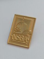 NSBA Gold toned Lapel Pin picture