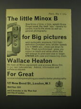 1964 Minox B Camera Ad - The little Minox B for big pictures picture