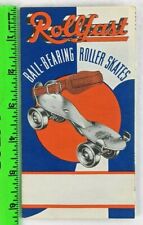 Vintage 1960s 70s Rollfast Roller Skates Skating Illustrated Foldout Brochure picture
