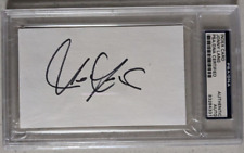 JOHNNY LANG Signed Index Card SLAB Guitarist Autograph PSA DNA Authentic Auto picture