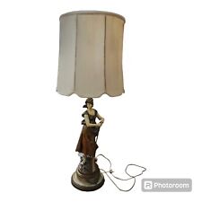 August Moreau L&F Pair of Lamps, Orig Shades Great Item picture
