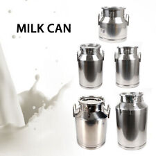 20L-60L Stainless Steel Milk Can Wine Pail Tote Bucket Canister with Sealed Lid  picture