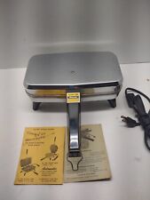 VINTAGE VITANTONIO PIZZELLE CHEF 300A ITALIAN COOKIE MAKER BAKER USA MADE IN BOX picture