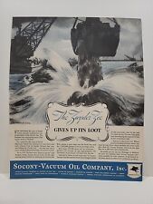 1935 Socony-Vacuum Oil (Mobil) Fortune Magazine Print Ad Zuyder Zee Holland picture