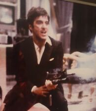 Scarface Say Hello To My Little Friend Picture Frame Bullets Glass  Blow Cocaine picture