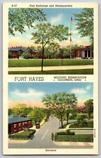 Columbus, Ohio - Fort Hayes - Military Reservation - Vintage Postcard - Unposted picture