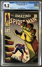 AMAZING SPIDER-MAN #67 CGC 9.2 OW-W MARVEL COMICS DEC 1968 - MYSTERIO APPEARANCE picture