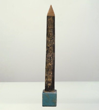 RARE ANCIENT EGYPTIAN ANTIQUES Obelisk Large & Heavy With Symbols Pharaonic BC picture
