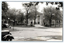 Wahpeton North Dakota ND Postcard High School View 1948 Posted RPPC Photo picture