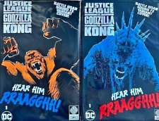 SET: Justice League vs Godzilla vs Kong #1 Duce Roar Sound Fx Variants SEALED DC picture
