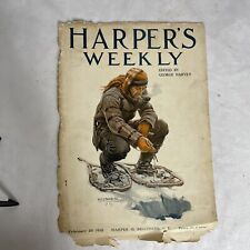 Antique Magazine Harper’s Weekly  1910 February 26 picture