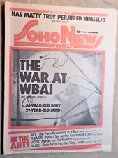 SOHO WEEKLY NEWS February 17 1977 WBAI RADIO STATION JOHN GUARE FELLINI CASANOVA picture