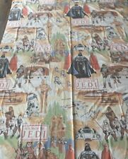 Vintage 80s Star Wars Return of the Jedi Twin Flat & Pillow Case 83 Bedding Ewok picture