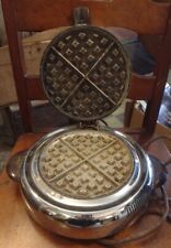 Vintage GE Electric Waffle Iron Circa 1930's picture
