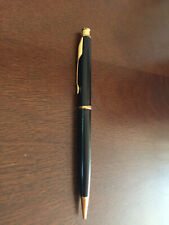 Vintage PARKER Insignia MATTE BLACK 0.5 PENCIL WITH GOLD TRIM.  Made in USA picture