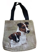 JACK RUSSELL TERRIER & Puppy Tapestry Tote Bag, 17