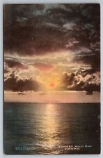 Sunset Hilo Bay Hawaii Ernest Moses C1910's Postcard P5 picture
