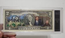 Mint U.S. $2 Bill Barack Obama Ending Gaddafi Regime Uncirculated Note picture